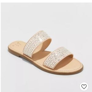 NWT A New Day Taupe Kersha Sandal